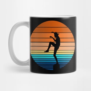 Retro Sunset Karate Mug